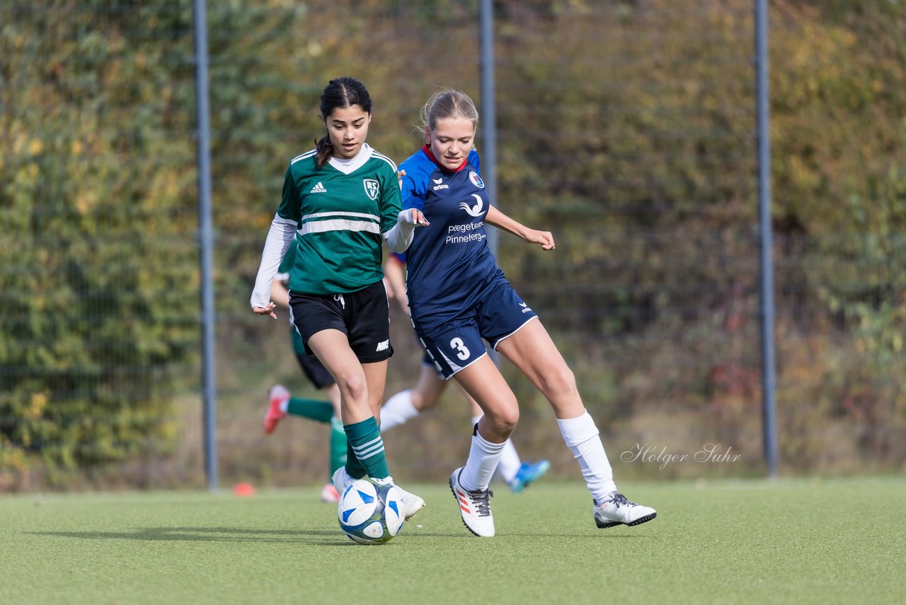 Bild 110 - wU19 Rissener SV - VfL Pinneberg : Ergebnis: 9:1